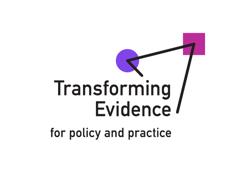 Logo for transforming evidence